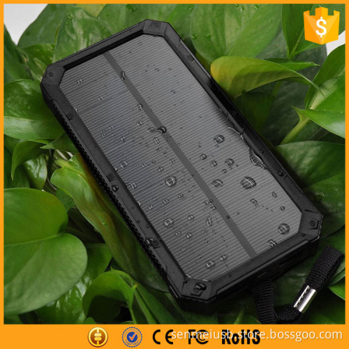 12V Multi-Function 10000mah Electric Bike Window Solar Power Bank Charger For Iphone